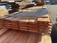 Ca. 52x douglas wisselsponning/halfhoutsrabat, 18x190mm, lengte 400cm - afbeelding 1 van  3