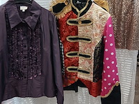 Ca. 52x feestkleding goud zwart en zilver - afbeelding 3 van  5