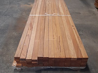 Ca. 52x hardhouten regel, 4,5 x 7 x 245 cm - afbeelding 2 van  5