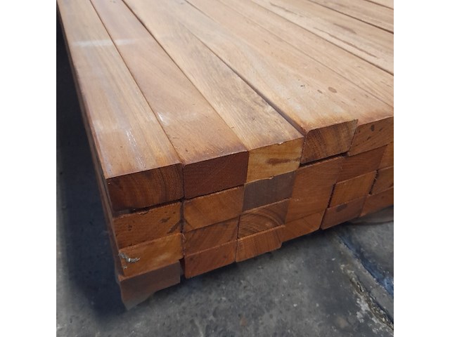 Ca. 52x hardhouten regel, 4,5 x 7 x 245 cm - afbeelding 5 van  5