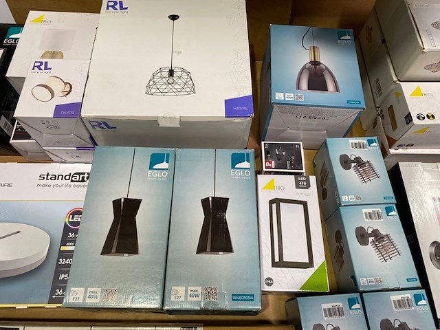 Ca. 52x lampen en hanglampen, eglo, trio, lucide - afbeelding 4 van  8