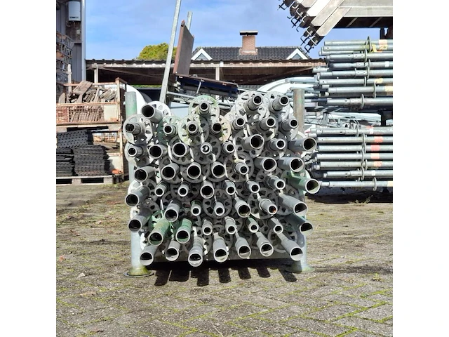 Ca. 52x staanders met pen, layher, allround | 200cm (ring 50), in transportbok - afbeelding 2 van  6
