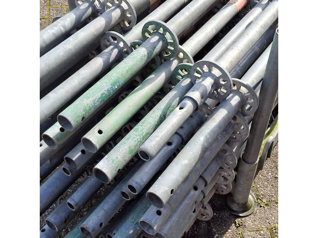 Ca. 52x staanders met pen, layher, allround | 200cm (ring 50), in transportbok - afbeelding 5 van  6