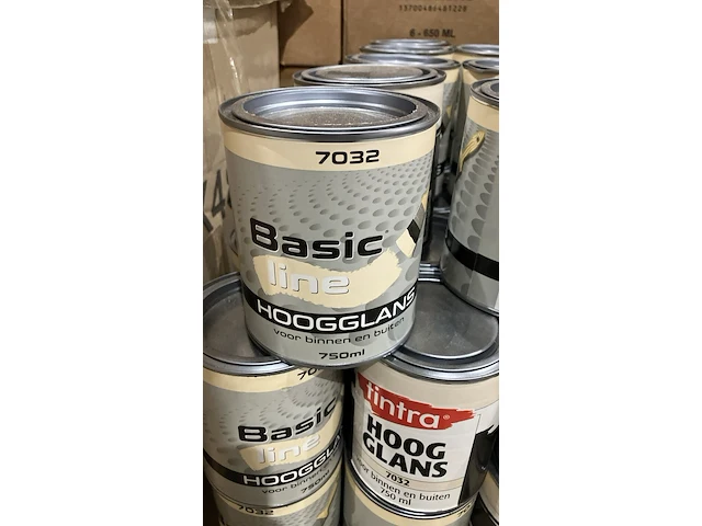 Ca. 53x blikken hoogglans verf, tintra, basicline, 7032 - afbeelding 2 van  3
