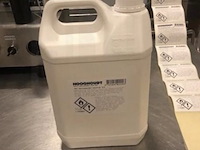 Ca. 53x desinfectiemiddel 5 l, hooghoudt, handgel 80% alcohol, wit - afbeelding 2 van  3