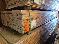 Ca. 53x louro vermehlo planken geschaafd, 21x145mm, lengte 395cm - afbeelding 4 van  4