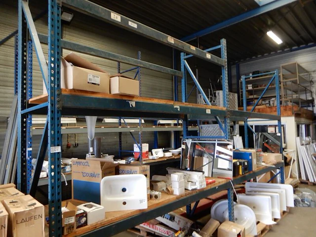 Ca. 5,45mtr palletstelling, blauw - afbeelding 1 van  6