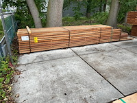 Ca. 54x angelim pedra beschoeiingsplanken, 20x150mm, lengte 50/500cm, 4/550cm - afbeelding 2 van  3