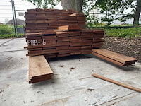 Ca. 54x angelim pedra beschoeiingsplanken, 20x150mm, lengte 50/500cm, 4/550cm - afbeelding 3 van  3