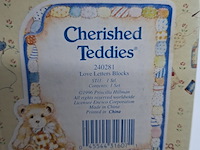 Ca. 54x beeldje, o.a. cherished teddies, o.a. love letters blocks - afbeelding 5 van  5