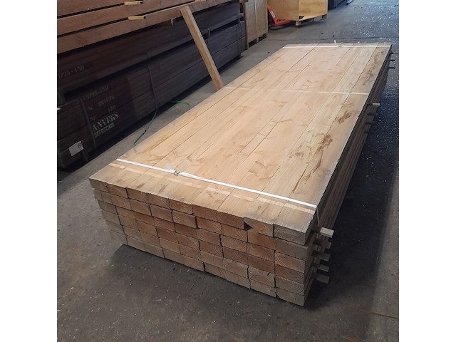 Ca. 54x douglas balk, 6,3 x 12,5 x 300 cm - afbeelding 7 van  7