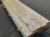 Ca. 54x grenen vloerdeel met mes en groef, 2,1 x 14,7 x 270 cm - afbeelding 1 van  7