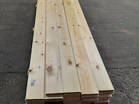 Ca. 54x grenen vloerdeel met mes en groef, 2,1 x 14,7 x 270 cm - afbeelding 2 van  7