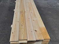 Ca. 54x grenen vloerdeel met mes en groef, 2,1 x 14,7 x 270 cm - afbeelding 6 van  7