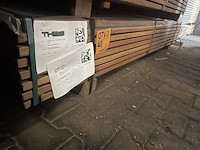 Ca. 54x guyana ipé planken geschaafd, 25x140mm, lengte 215cm - afbeelding 4 van  4