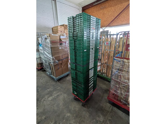 Ca. 54x kunststof euronorm vouwkrat - afbeelding 3 van  10