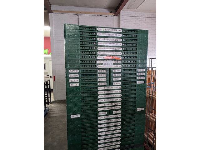 Ca. 54x kunststof euronorm vouwkrat - afbeelding 4 van  10