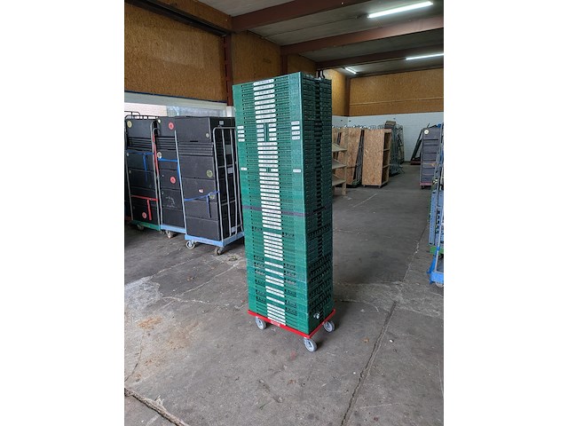 Ca. 54x kunststof euronorm vouwkrat - afbeelding 5 van  10