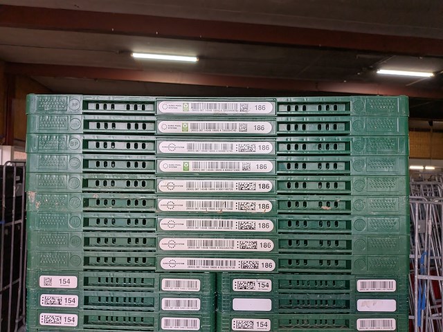 Ca. 54x kunststof euronorm vouwkrat - afbeelding 7 van  10