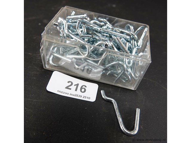Ca. 55 haken voor winkeldisplay h5cm - afbeelding 1 van  3