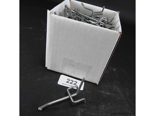 Ca. 55 haken voor winkeldisplay l8cm - afbeelding 1 van  3