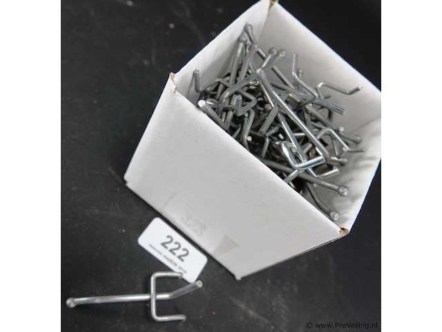 Ca. 55 haken voor winkeldisplay l8cm - afbeelding 2 van  3