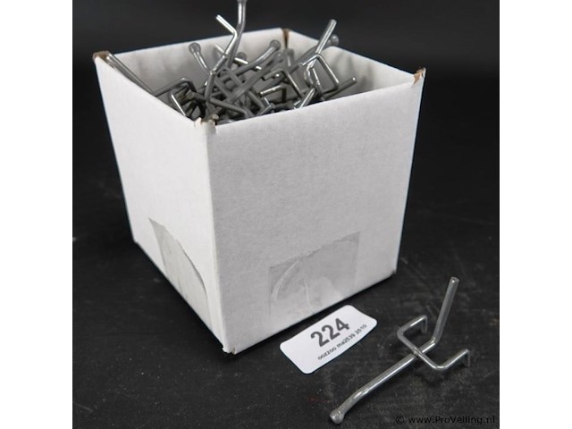 Ca. 55 haken voor winkeldisplay l8cm - afbeelding 1 van  3