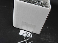 Ca. 55 haken voor winkeldisplay l8cm