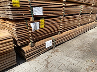 Ca. 55x douglas dubbele rhombus profiel, 25x137mm, lengte 500cm - afbeelding 4 van  4