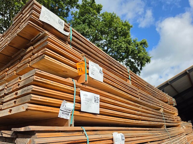 Ca. 55x douglas zweeds rabat, 21x190mm, lengte 500cm - afbeelding 4 van  4