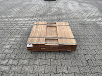 Ca. 55x guyana ipé planken geschaafd, 25x90mm, lengte 215cm - afbeelding 1 van  4