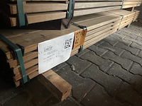 Ca. 55x guyana ipé planken geschaafd, 25x90mm, lengte 215cm - afbeelding 4 van  4