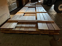 Ca. 55x guyana ipé planken geschaafd country grade, 18x90mm, lengte 500cm - afbeelding 1 van  3