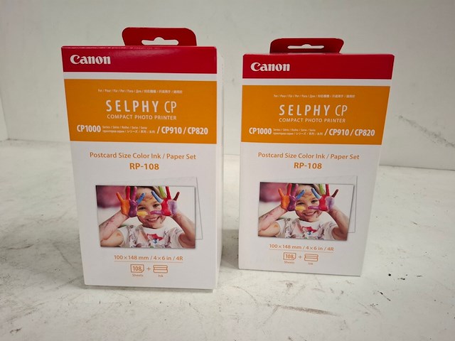 Ca 55x inkt- en papierset canon, rp-108 - afbeelding 1 van  4