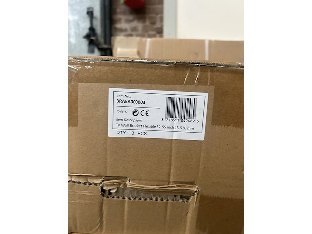 Ca. 55x tv wandbeugel 32-55" flexibel, sam creative, braea000003 - afbeelding 3 van  3