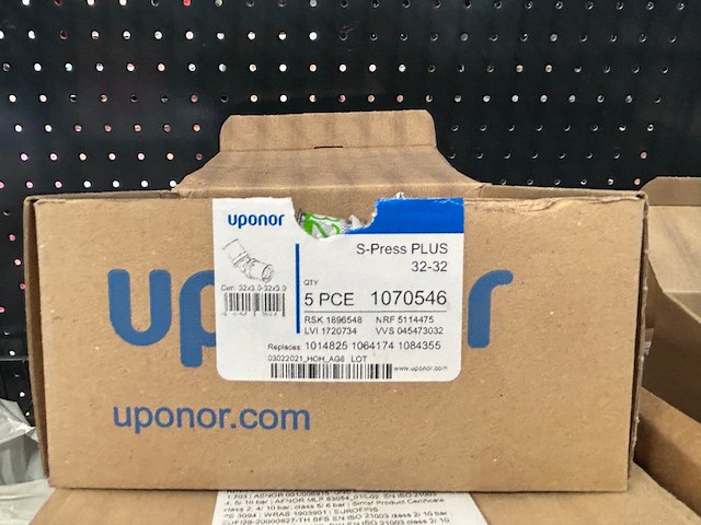 Ca. 55x uponor perskoppelingen, uponor - afbeelding 2 van  5