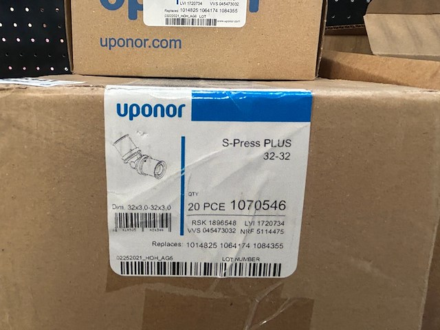 Ca. 55x uponor perskoppelingen, uponor - afbeelding 4 van  5