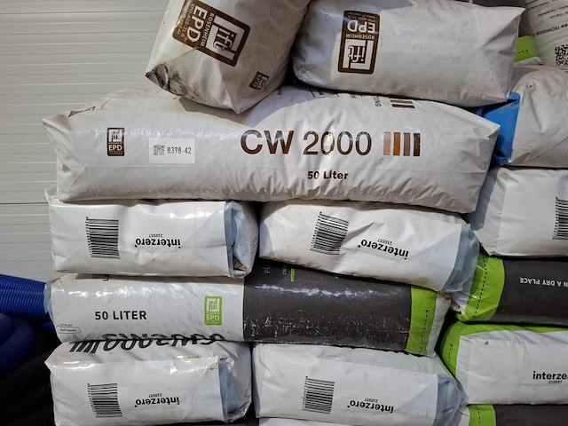 Ca. 56 zak a 50 liter egalisatievulling interzero, cw2000 - afbeelding 3 van  7