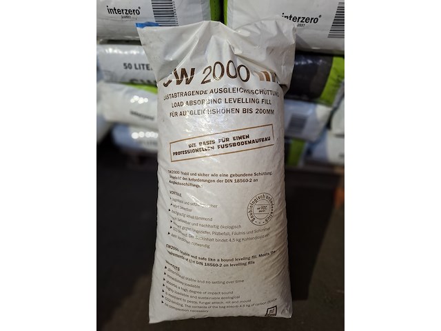 Ca. 56 zak a 50 liter egalisatievulling interzero, cw2000 - afbeelding 4 van  7