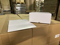 Ca. 560x duplex dozen of gebaksdozen, wit - afbeelding 1 van  4