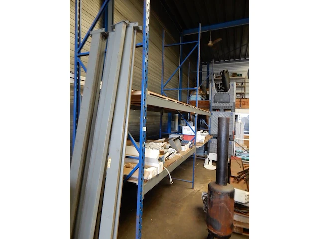 Ca. 5,62mtr palletstelling, blauw/grijs - afbeelding 1 van  5