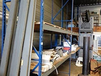 Ca. 5,62mtr palletstelling, blauw/grijs