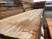 Ca. 56x douglas planken geschaafd, 18x145mm, lengte 500cm - afbeelding 1 van  3