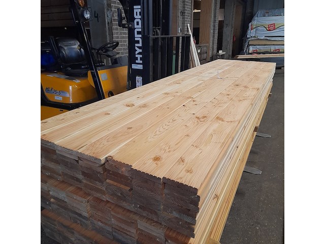 Ca. 56x douglas vlonderplank geschaafd, 2,7 x 14,3 x 400 cm - afbeelding 3 van  7