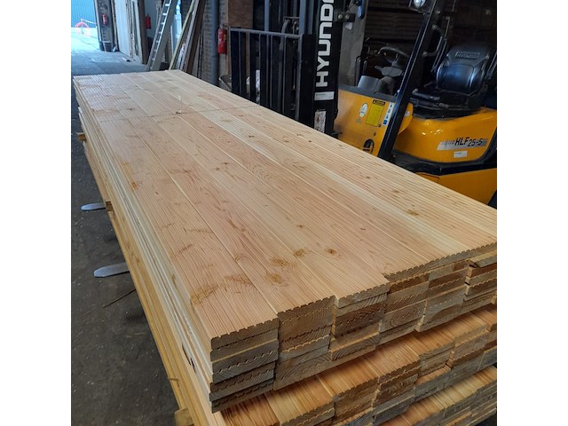 Ca. 56x douglas vlonderplank geschaafd, 2,7 x 14,3 x 400 cm - afbeelding 5 van  7