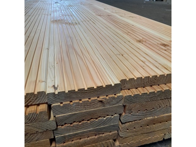 Ca. 56x douglas vlonderplank geschaafd, 2,7 x 14,3 x 400 cm - afbeelding 5 van  6