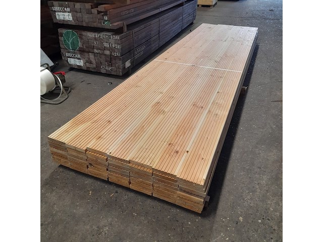 Ca. 56x douglas vlonderplank geschaafd, 2,7 x 14,3 x 400 cm - afbeelding 6 van  6