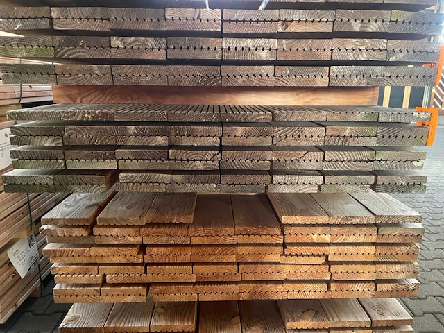 Ca. 56x douglas vlonderplanken, 25x140mm, lengte 300cm - afbeelding 3 van  3