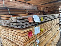 Ca. 56x douglas wisselsponning/halfhoutsrabat, 18x130mm, lengte 300cm - afbeelding 2 van  3