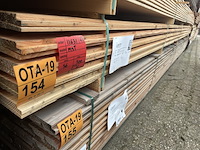 Ca. 56x douglas zweeds rabat, 21x190mm, lengte 500cm - afbeelding 2 van  3